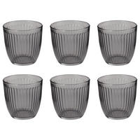 TRINKGLÄSER (6er Set) Linee 290 ml - Grau, Glas (0.29L) - Butlers
