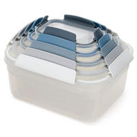 FRISCHE-TABLETT Lebensmittelbehälter Nest Lock Sky 5-teilig - Grau, Kunststoff (0.1L) - Joseph Joseph 