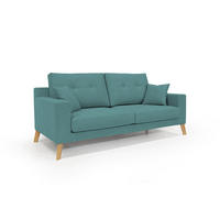 LINEARSOFA Danish - Petrol, Textil (186/95/91cm) - Divani.store