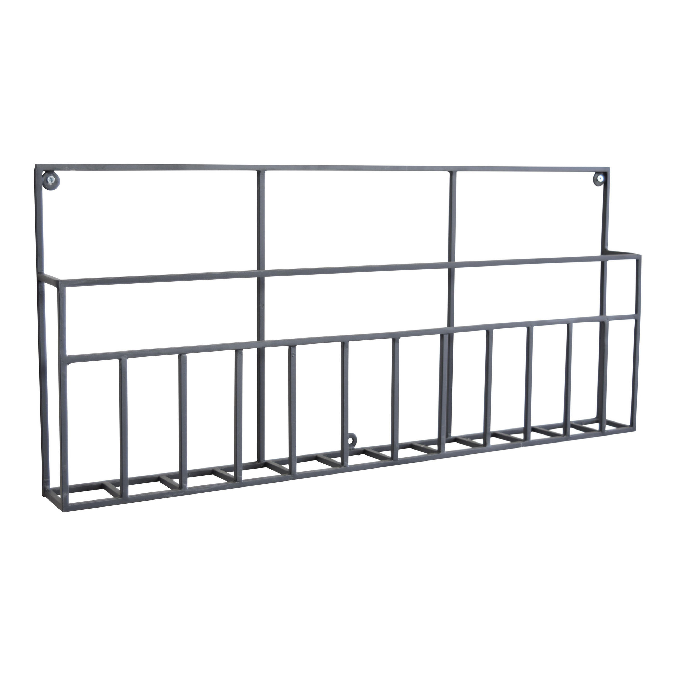 ZEITSCHRIFTENSTÄNDER Maggy Schwarz - Schwarz, Metall (70/31/7cm) - LOFT42