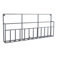 ZEITSCHRIFTENSTÄNDER Maggy Schwarz - Schwarz, Metall (70/31/7cm) - LOFT42