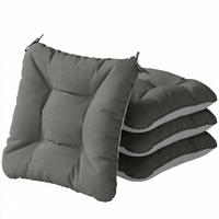 SITZKISSEN DE-09010 Dunkelgrau - Dunkelgrau, Textil (39.5/39.5/10cm) - ComfortXL