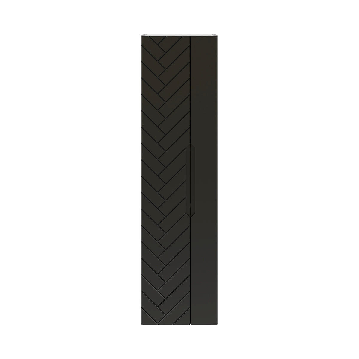 HÄNGESÄULE Daria Schwarz - Schwarz, Holzwerkstoff (34.5/130/31.8cm) - Petits-meubles