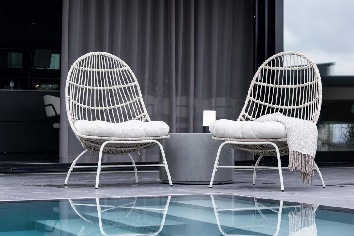 GARTENSESSEL beige - Beige, Holzwerkstoff (69/94/73cm) - ebuy24