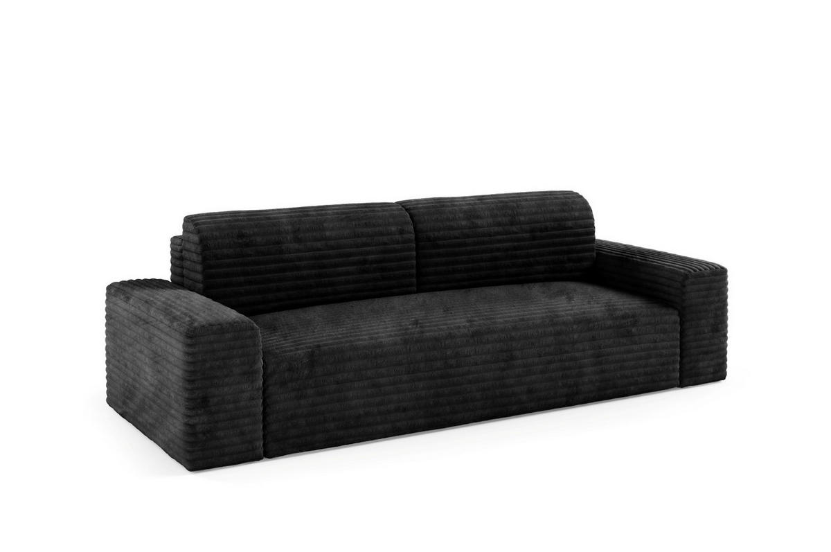 SCHLAFSOFA mit Bettkasten Schwarz - Schwarz, Holz/Holzwerkstoff (260/70/102cm) - Furnisell