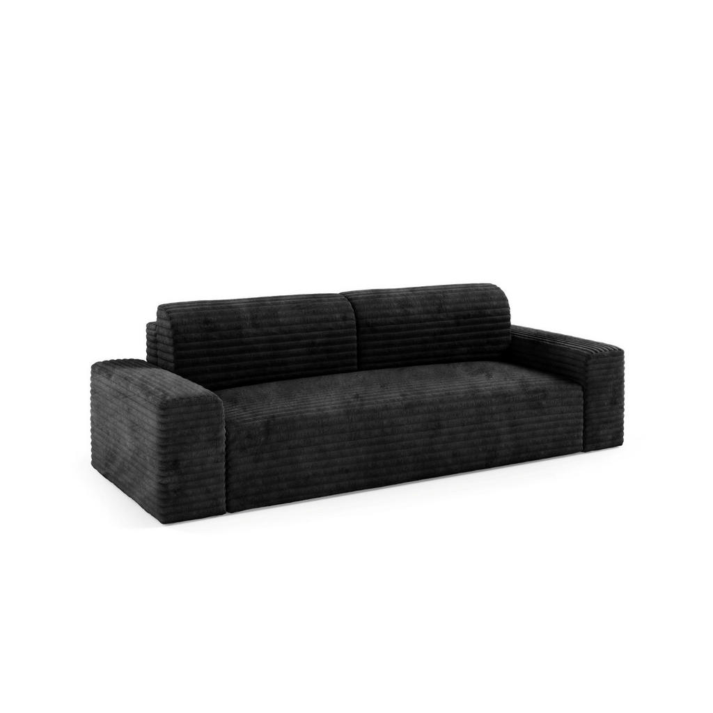Thumbnail - Furnisell Schlafsofa, Schwarz, Textil, 260x70x102 cm, Wohnzimmer, Sofas & Couches, Schlafsofas