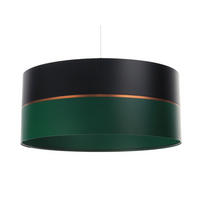 HÄNGELEUCHTE Grün 60/21 cm - Schwarz/Grün, Kunststoff (60/1.1/21cm) - ONZENO