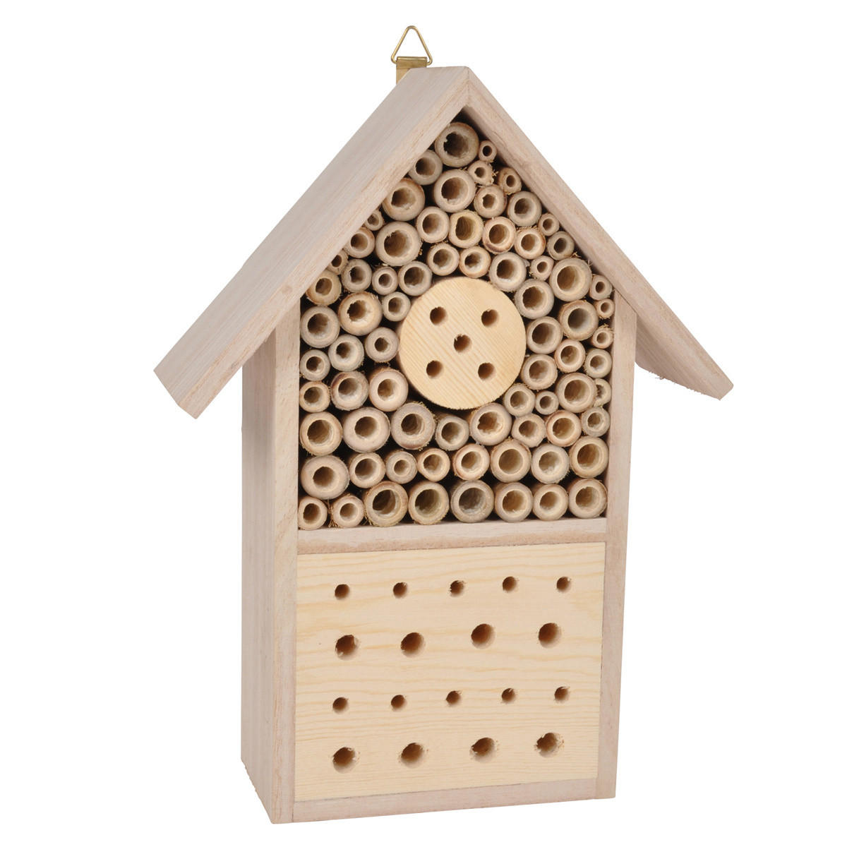 INSEKTENHAUS SANS 15/15 cm - Braun, Holz (8/23.5/15cm) - Douceur d´intérieur