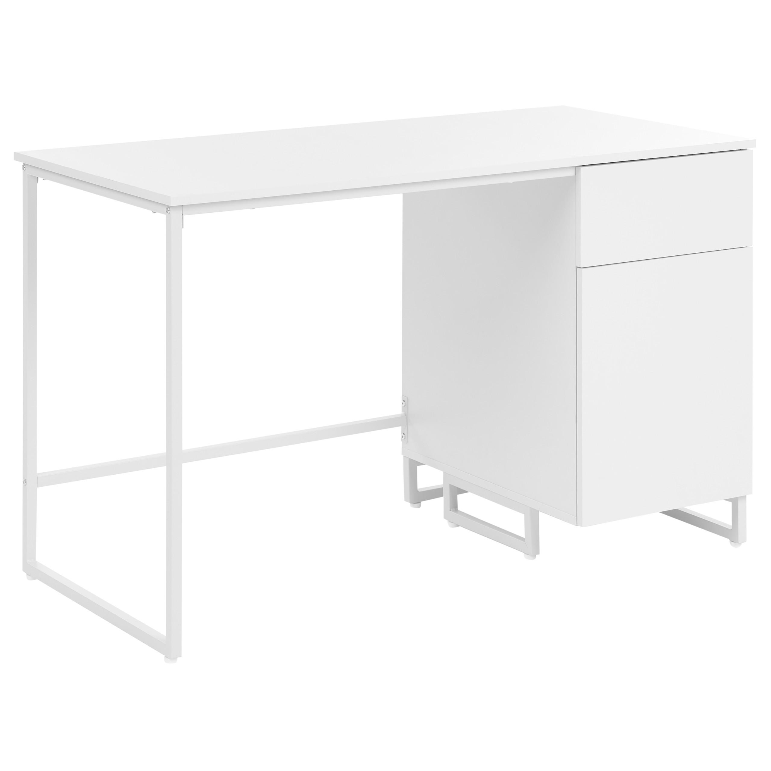 Beliani PSACÍ STŮL Bílý 120/60 cm Lexton