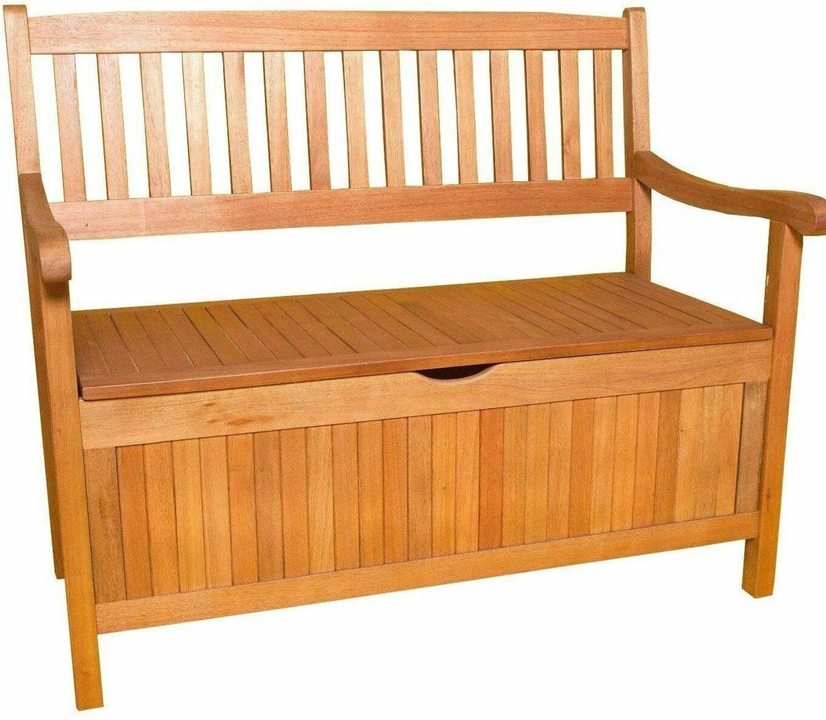 GARTENBANK Greena 4er Sitz - Braun, Holz (187/90/59cm) - Sedex