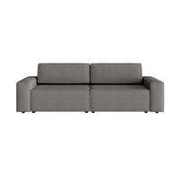 SOFA Lummo Mi mit Schlaffunktion, Graphit - Graphitfarben, Textil (246/70/185cm) - Fedve