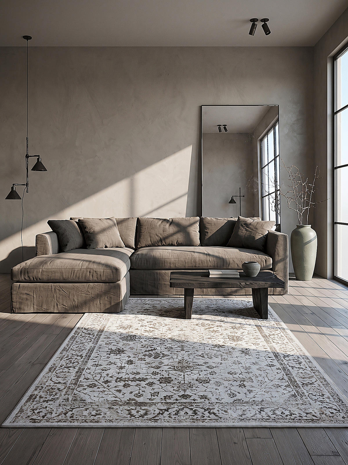 KURZFLORTEPPICH Orientalisch KAVALA Polyester Creme 160 x 230 cm - Beige, Textil (160/230cm) - KADIMA DESIGN