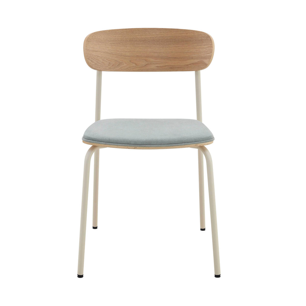 STUHL 2-tlg., Hellblau - Blau, Holz (46/78/52cm) - Oviala
