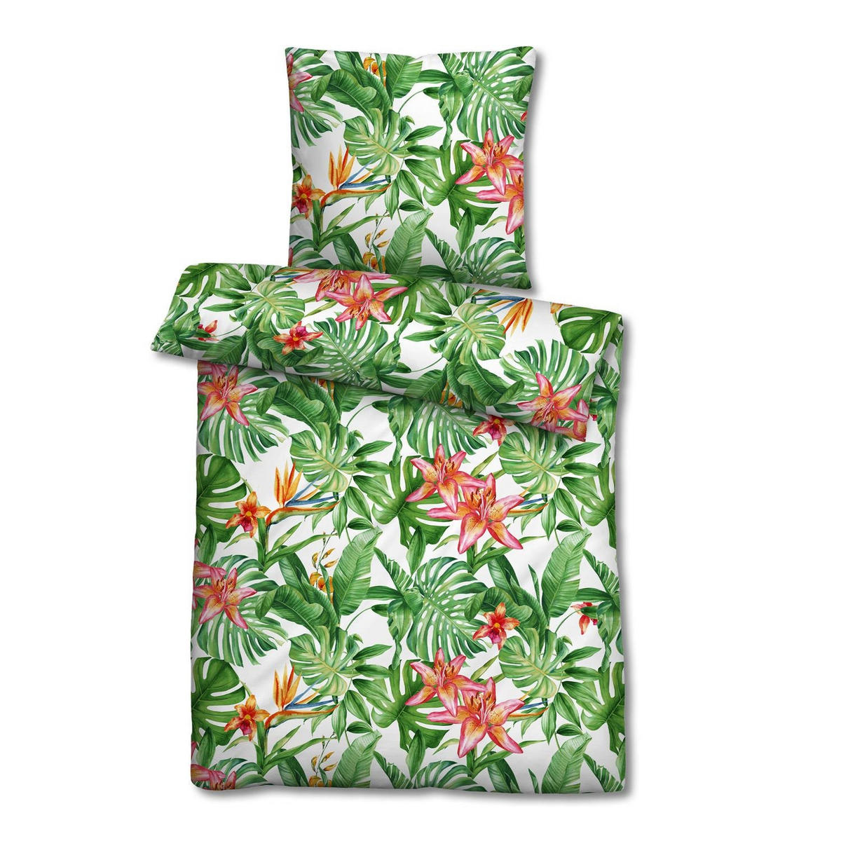 BETTWÄSCHE 135x200 cm - Weiß, Textil (135/200cm)