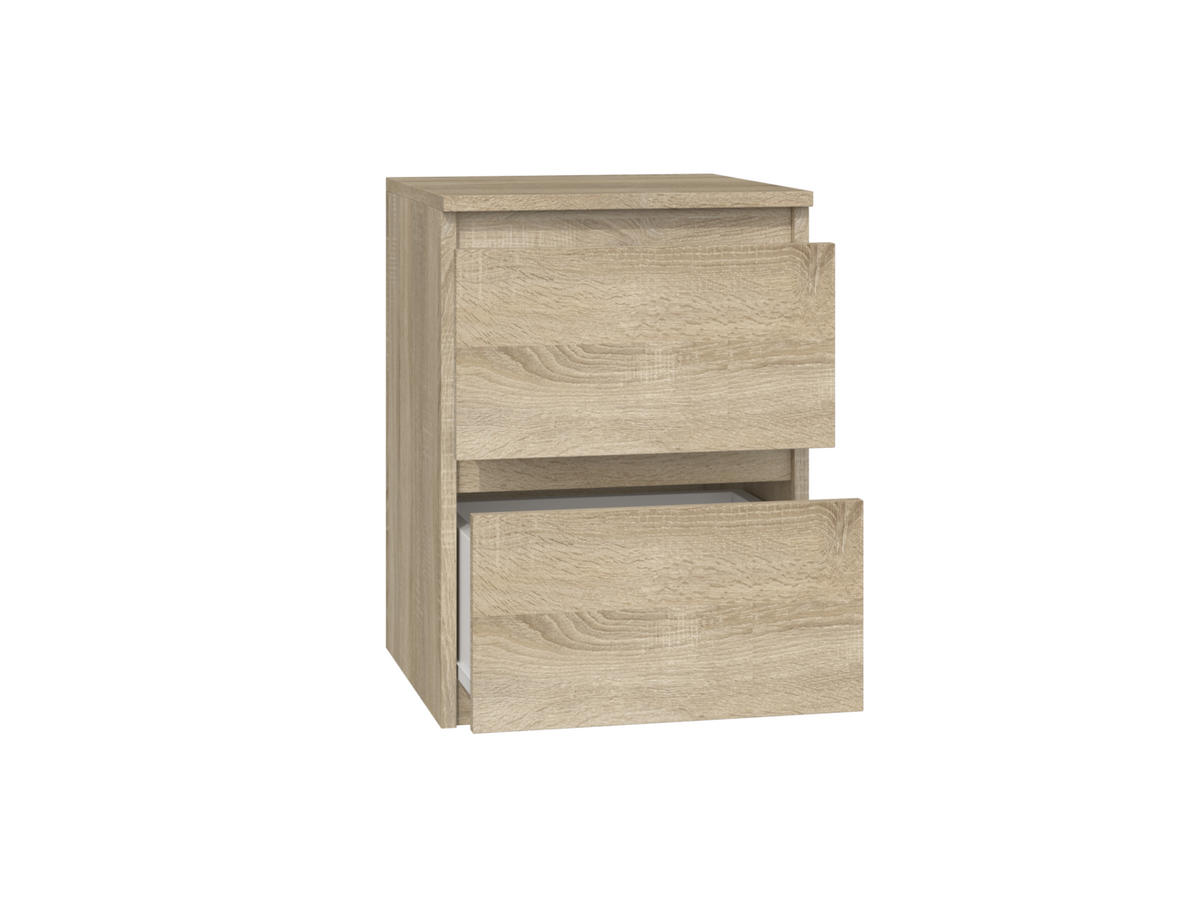 NACHTTISCH MALWA M2 - EICHE SONOMA - Sonoma Eiche, Holzwerkstoff (30/40/30cm) - CDF