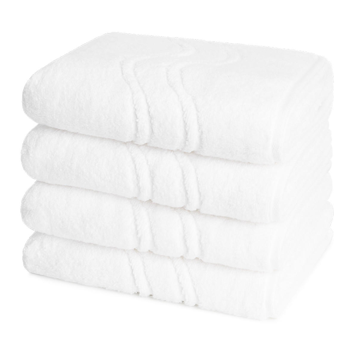 HANDTUCH Cashmere feeling 4er-Set - Weiß, Textil (50/100cm) - Ross