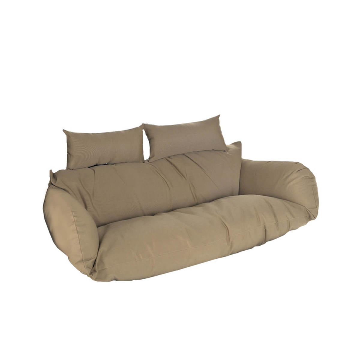 KISSEN TWIN - Braun - Braun, Kunststoff (41/45/105cm) - Home Deluxe