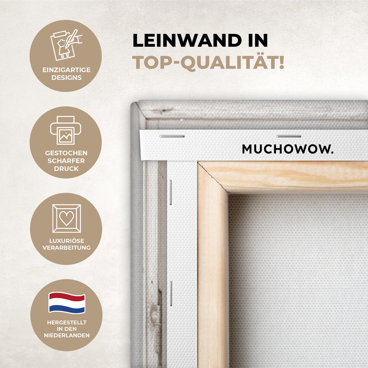 LEINWANDBILD Winterlandschaft - Hütte - Berge - Ausblicke - Aussicht - Natur 80x120 cm - Weiß Hochglanz, Textil (80/120cm) - MuchoWow