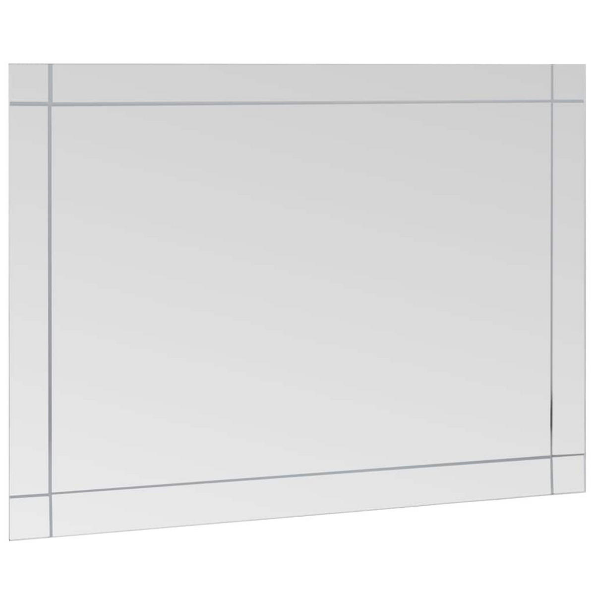 WANDSPIEGEL 60x40 cm Glas - Silberfarben, Glas (40/60/1cm) - furnicato