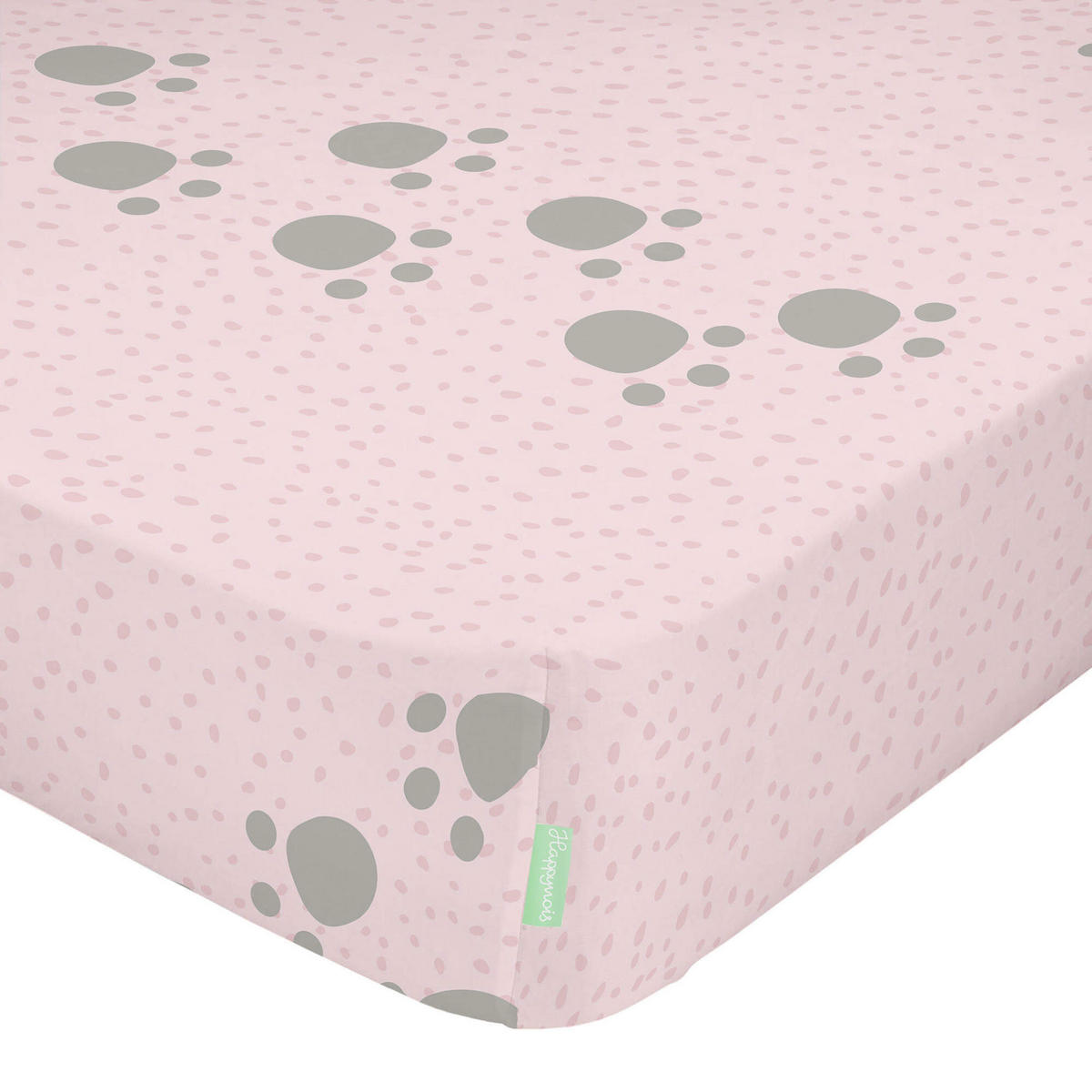 SPANNBETTTUCH kitty 60x120x14 cm (kinderbett) mehrfarbig - Multicolor, Textil (60/120cm) - Happy Friday
