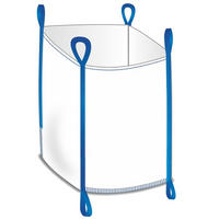 KAMINHOLZBEUTEL Oben Offen, 1000 kg Tragkraft, 90x90x90 cm, Polypropylen - Weiß, Kunststoff (90/90/90cm) - KLASEBO