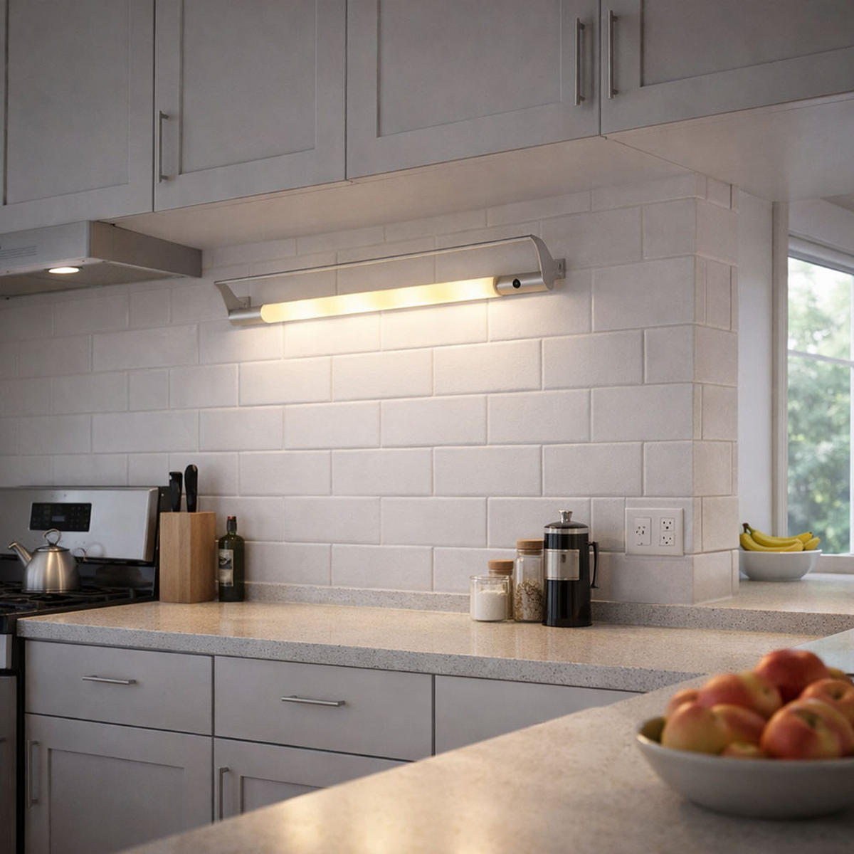 UNTERBAULEUCHTE Aluminium Grau - Silberfarben, Metall (59/7.5/10.3cm)