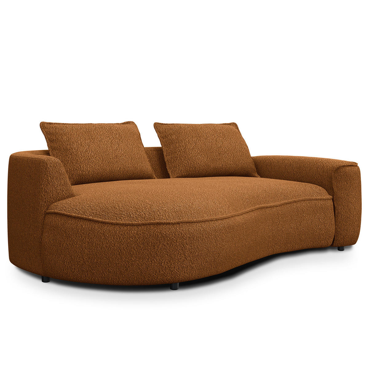 2,5-SITZER SOFA - Beige, Textil (217/82/156cm) - home24