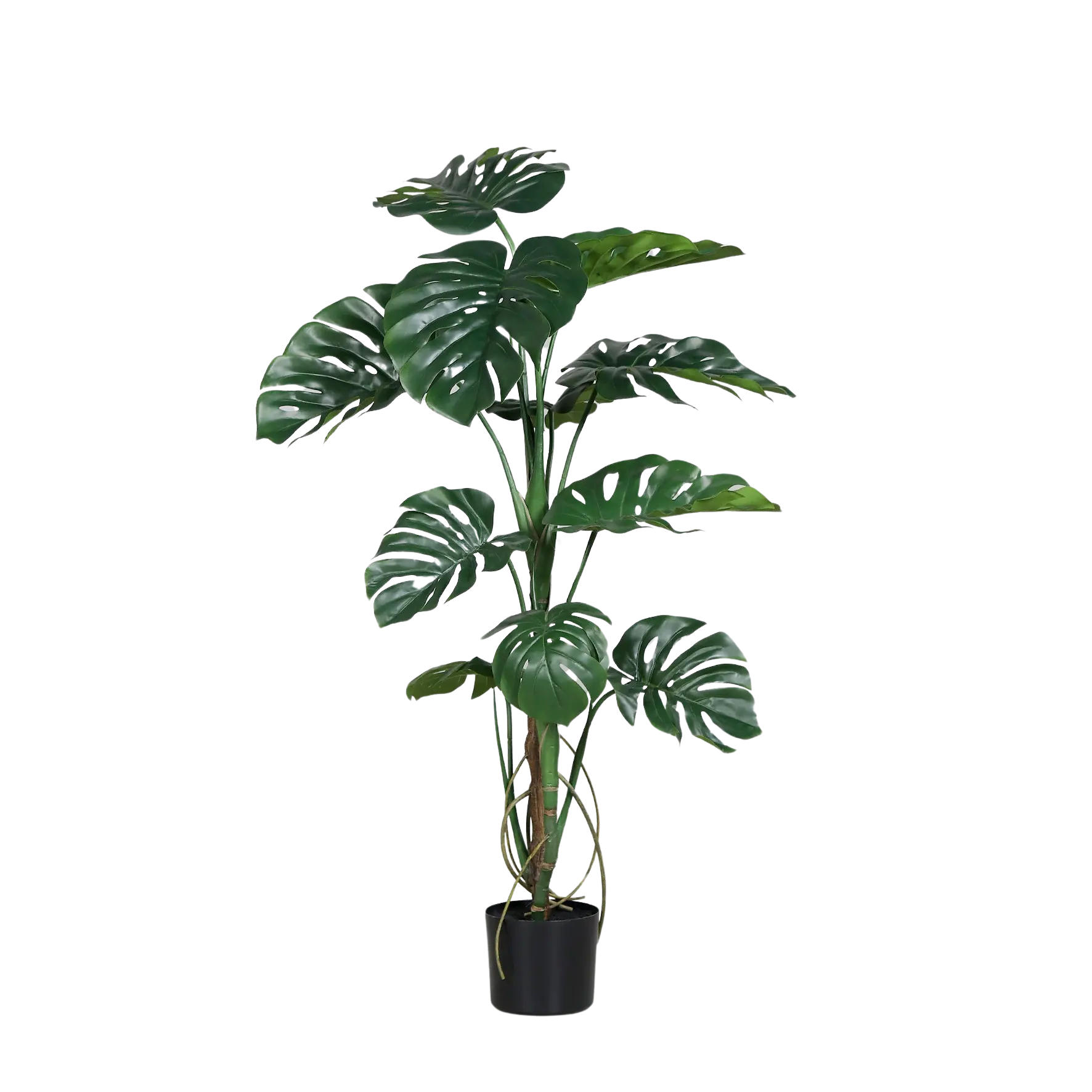 KUNSTPFLANZE Künstliche Split-Philo-Pflanze - Piccolo 120 cm - Grün, Kunststoff (120cm) - aplanta