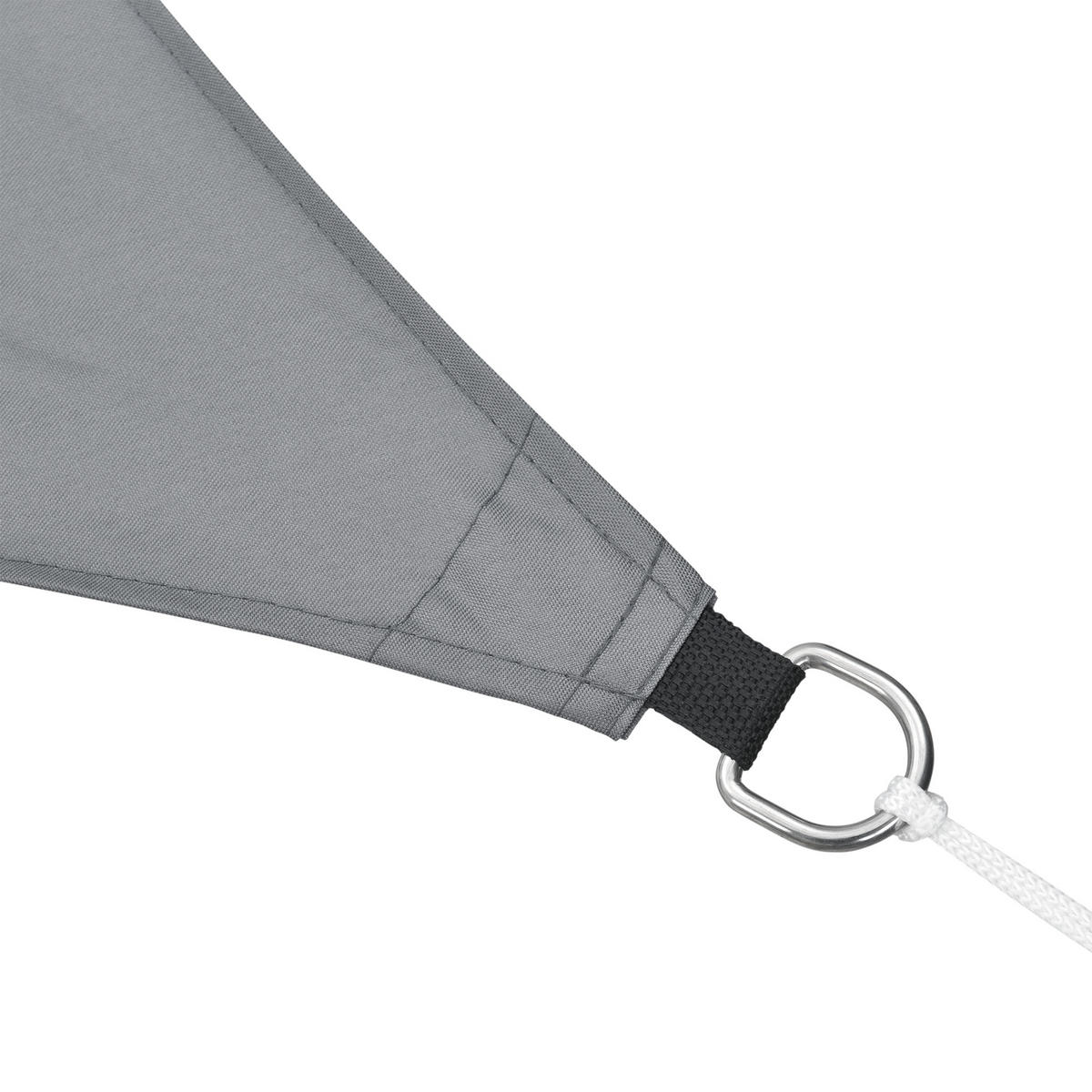 SONNENSEGEL Lerma quadratisch - Dunkelgrau, Textil (400/400cm) - [en.casa]