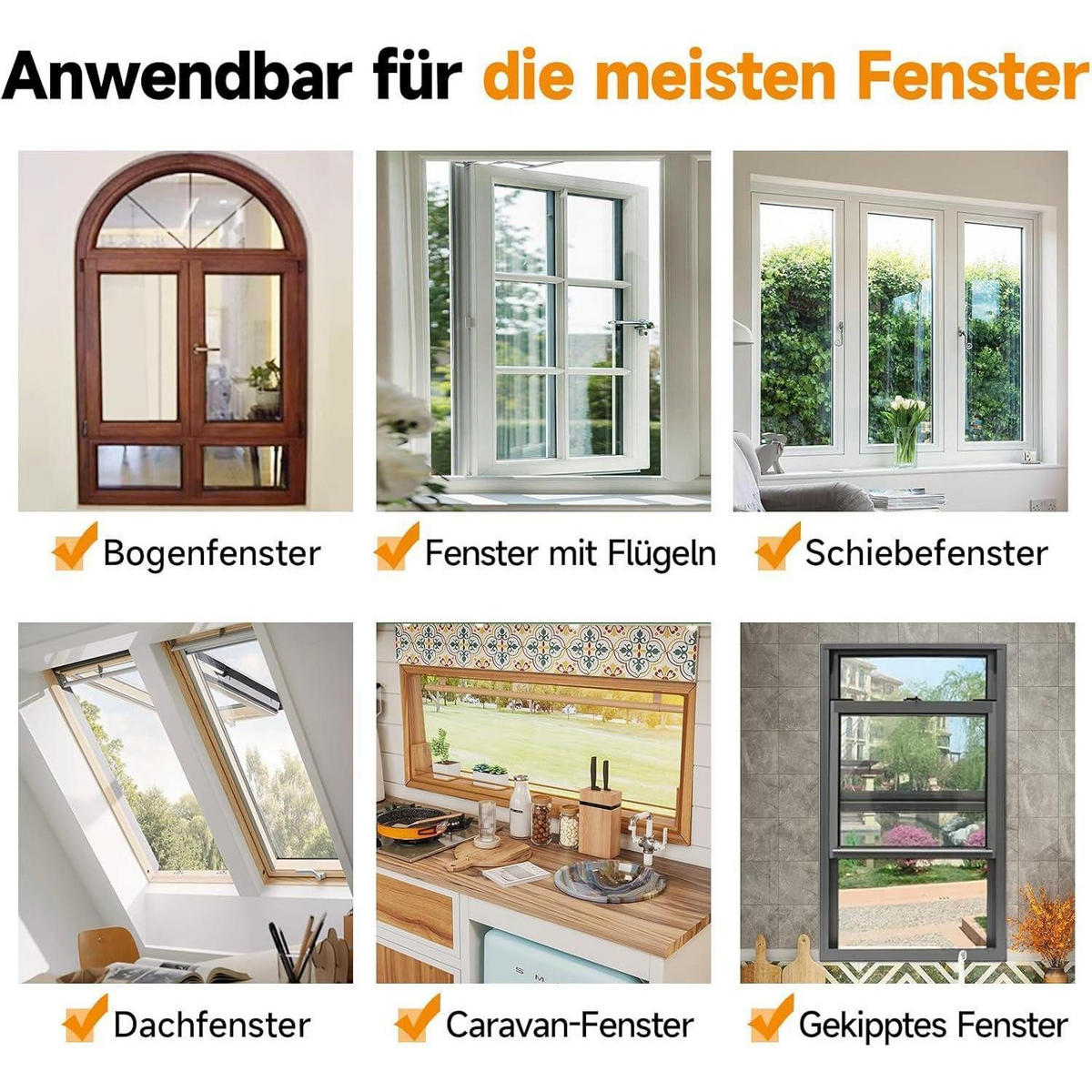 FENSTER-MOSKITONETZ mit Magneten 120 x 130 cm Weiß/Grau - Weiß, Kunststoff (2/120/130cm)