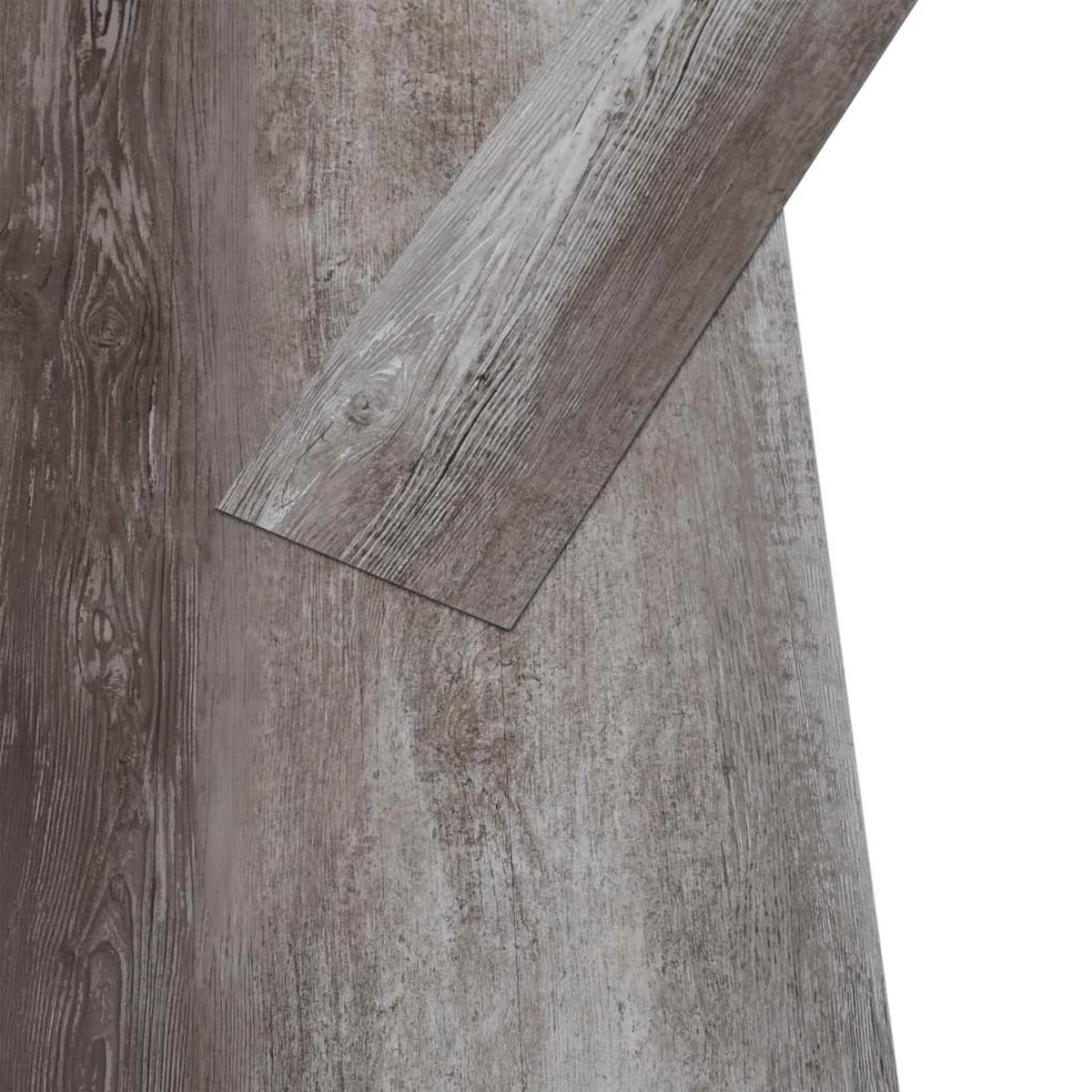 VINYLBODEN PVC-Dielen selbstklebend Gestreifte Holzoptik 5,02m² - Eiche Wotan, Kunststoff (91.5/15.2/1.3cm) - DELUKE