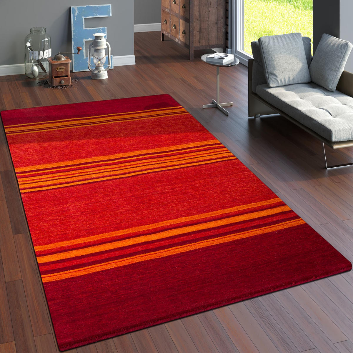 NATURFASERTEPPICH 200/300 cm Gabbeh 307 - Hellbraun, Naturmaterialien (200/300cm) - Paco Home
