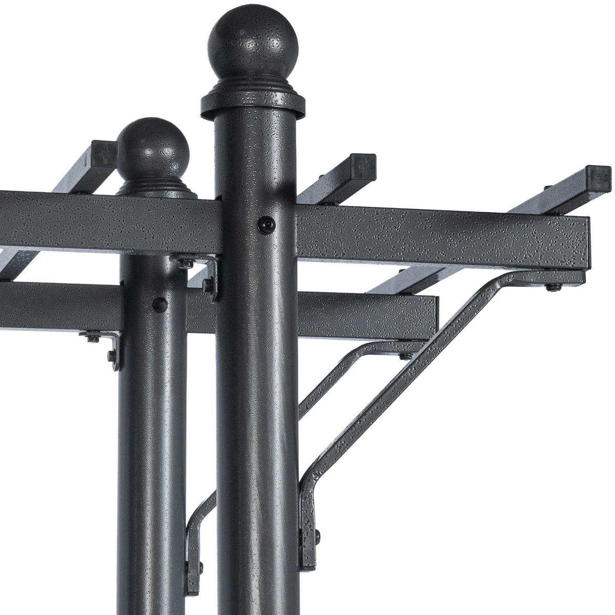 ROSENBOGEN Metall Anthrazit - Anthrazit, Metall (186/221/66cm) - CLP