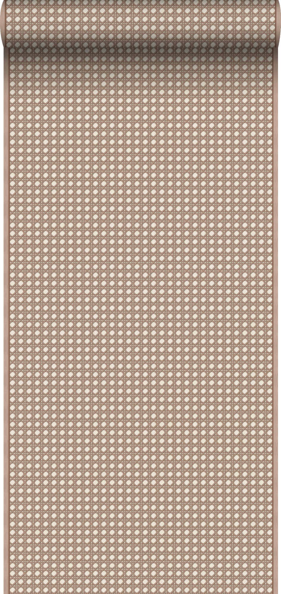 TAPETE Karomuster 53 cm x 10 m - Braun, Papier (53/1000cm) - Sanders & Sanders