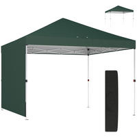POP-UP-FALTZELT, 3×3m, grün - Dunkelgrün, Textil (293/270/293cm) - Vallsero