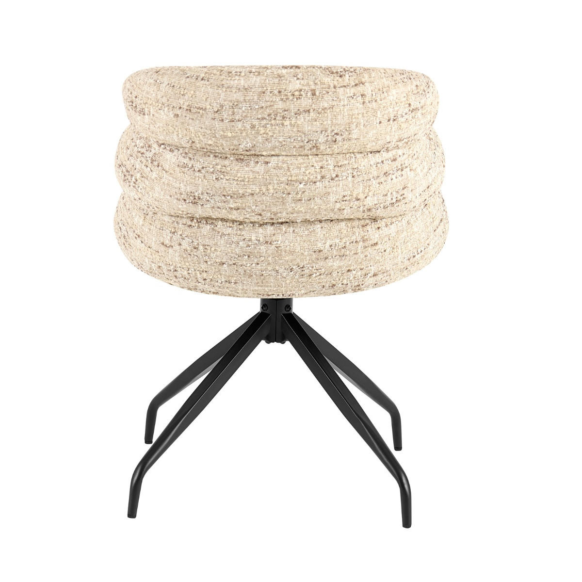 ESSZIMMERSTUHLE 2er Set Drehbar aus Stoff, taupe - Taupe, Textil (60/83/67cm) - Giga Meubel