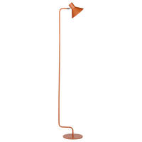 STEHLAMPE Orange Rimava - Orange, Metall (23/23/154cm) - Beliani