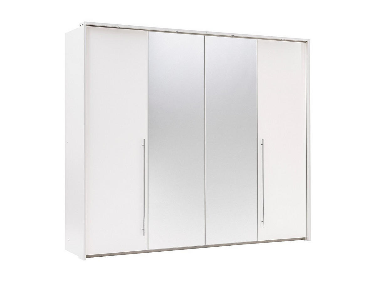 KLEIDERSCHRANK - 255 cm x 65 cm - Holz, Platte - Weiß INGINA - Weiß, Holz (255/219/65cm) - Vente-Unique