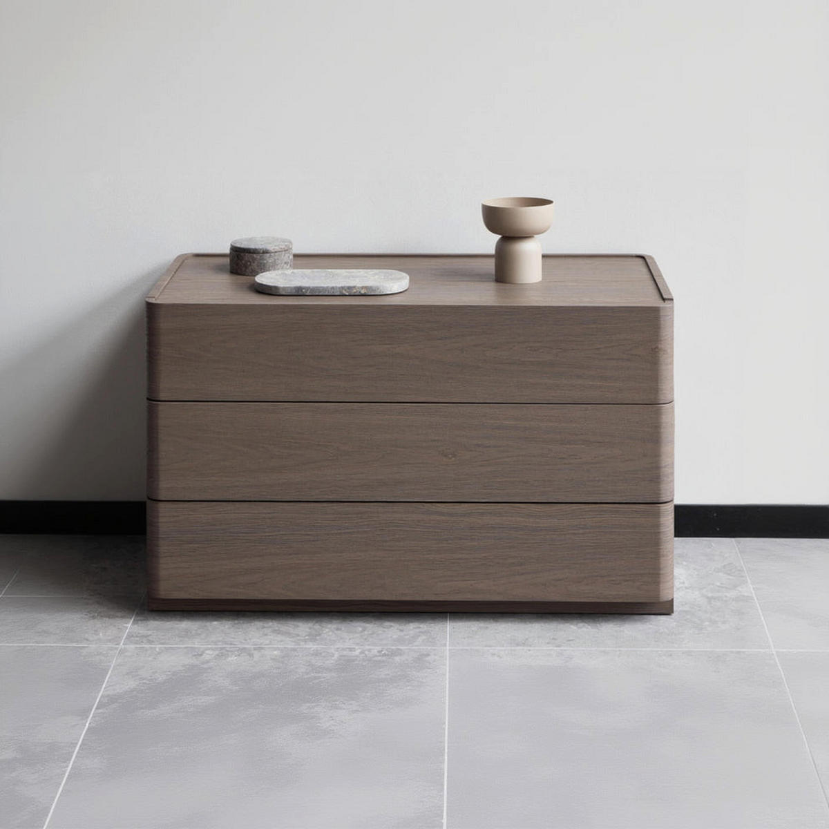 KOMMODE Frederick - Mokka, Holzwerkstoff (100/60/48cm) - kommodly