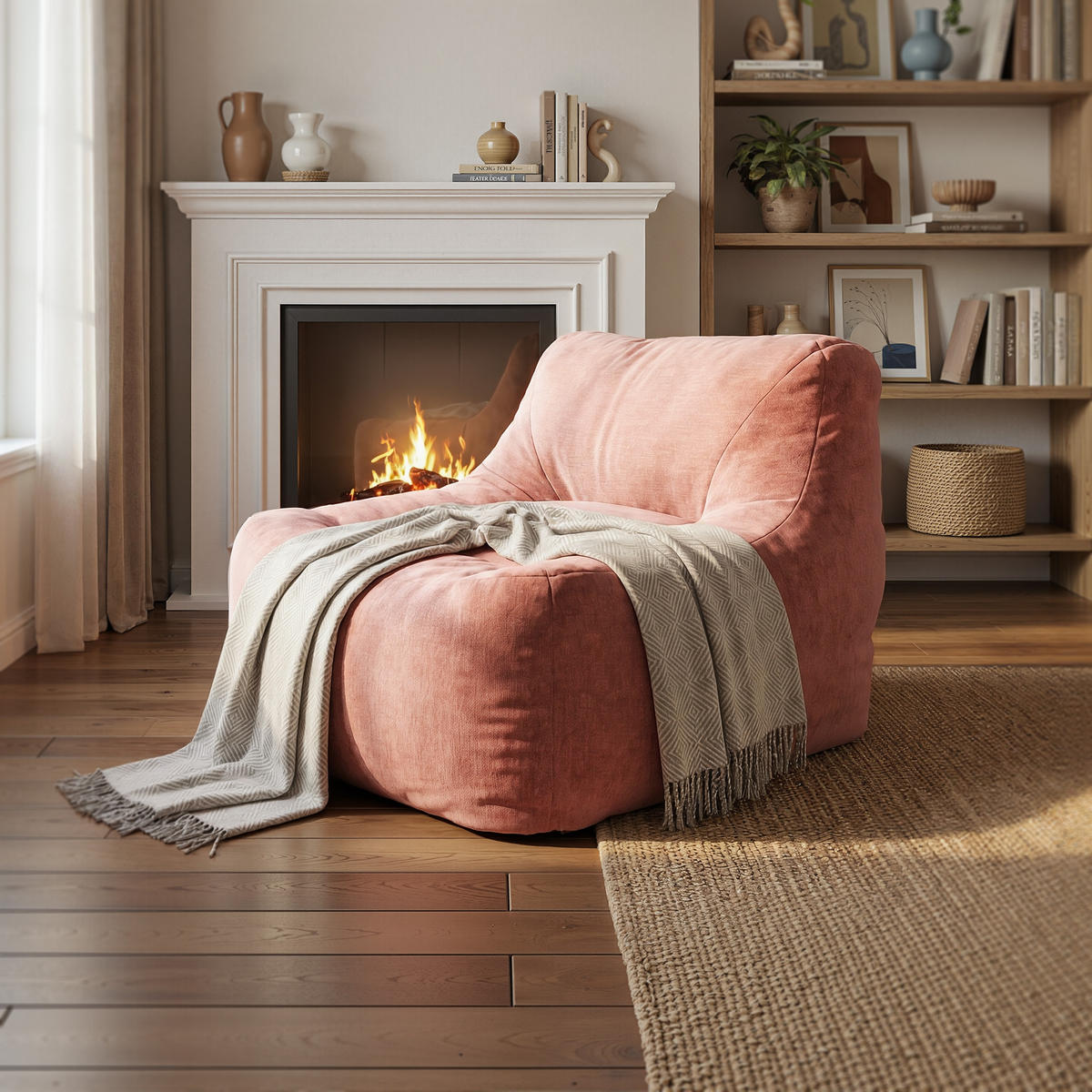 EINZELSOFA 4361 - Rot, Textil (90/38/92cm) - Vercart