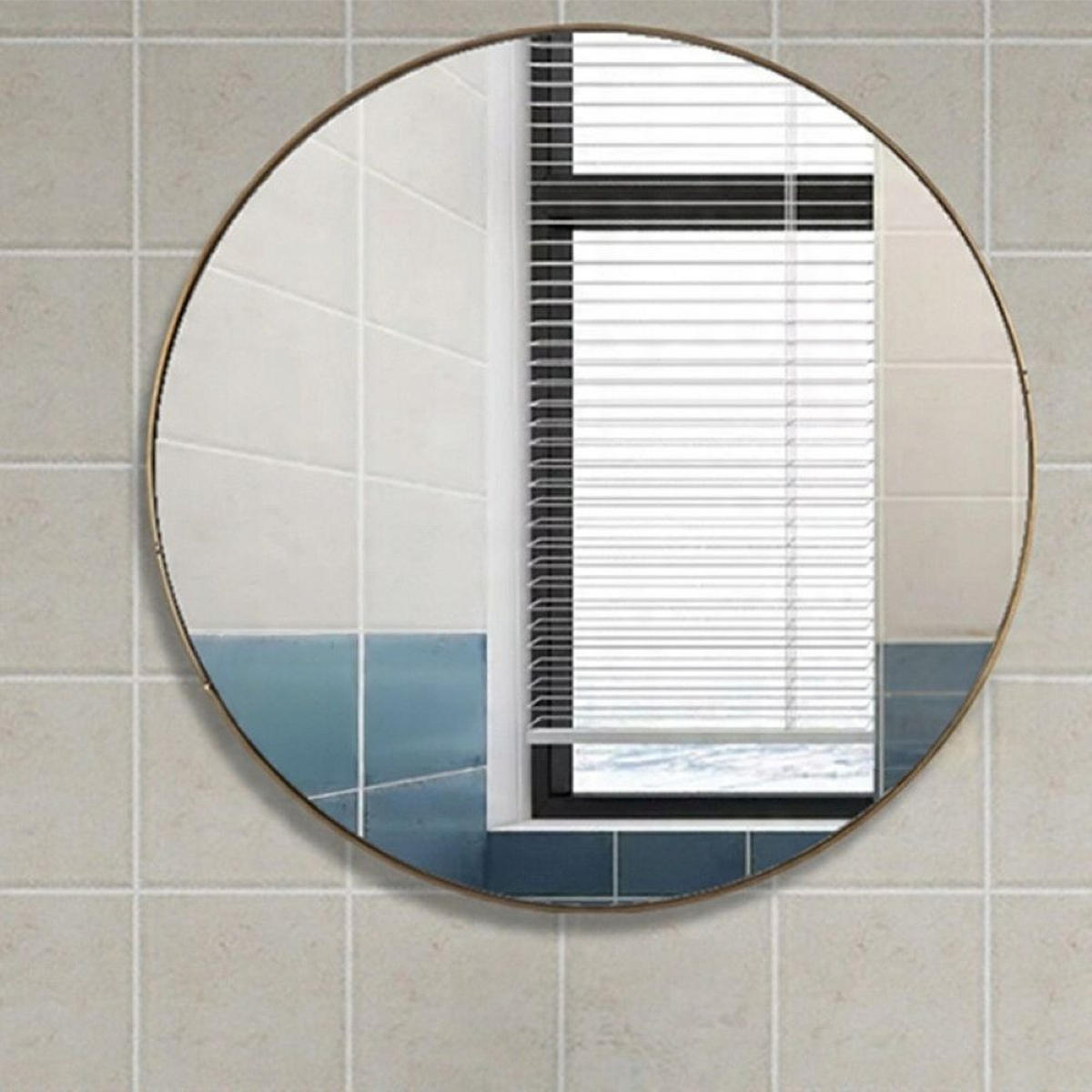 SPIEGEL, gold 70/70 cm - Goldfarben, Glas (70/9/70cm)