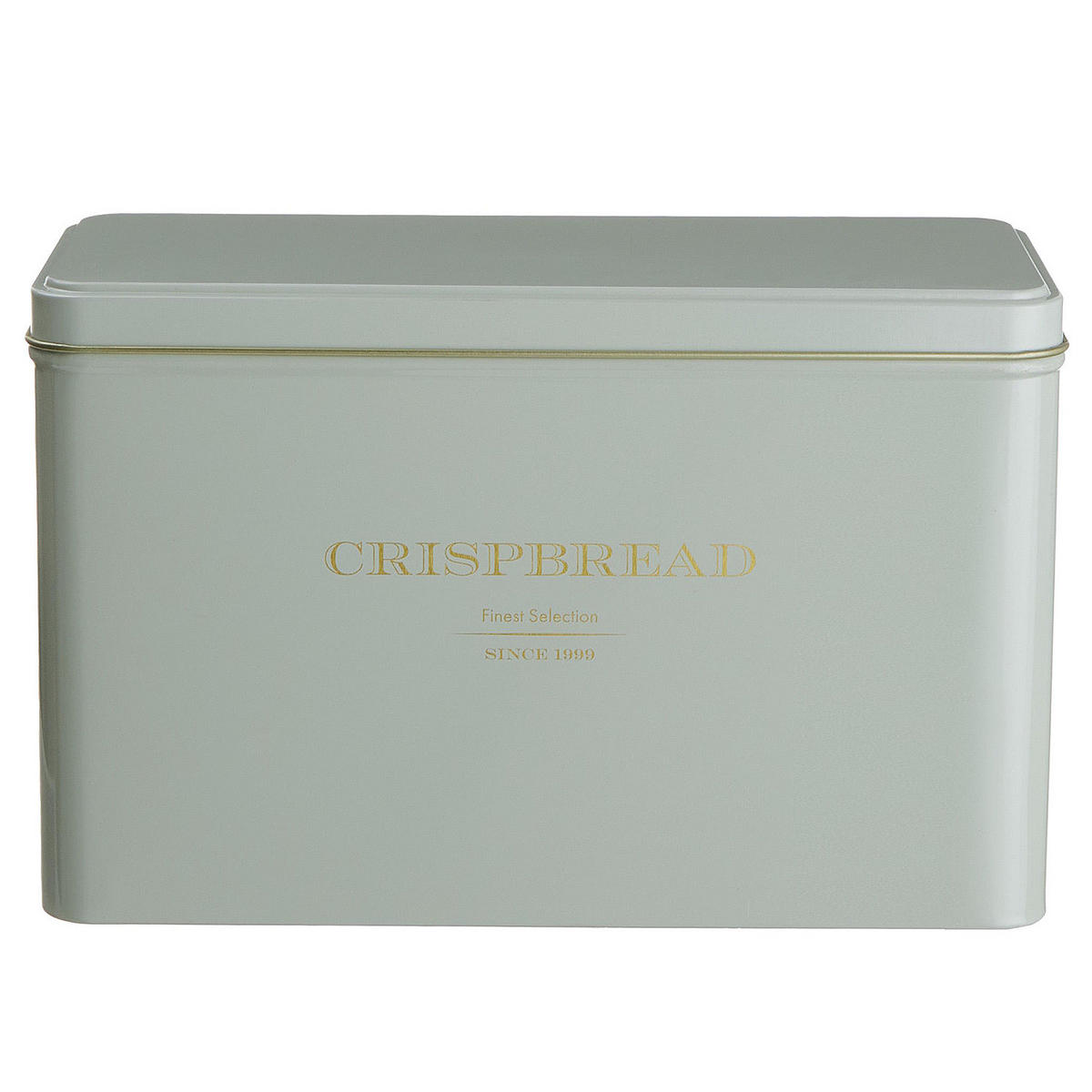 KNÄCKEBROTDOSE Tin Tin - Grau, Metall (9/13/21cm) - Butlers