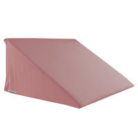 KEILKISSENBEZUG Basic 100% Baumwolle rosenquarz 62/49/30 cm - Altrosa, Textil (62/49cm) - beties Heimtextil
