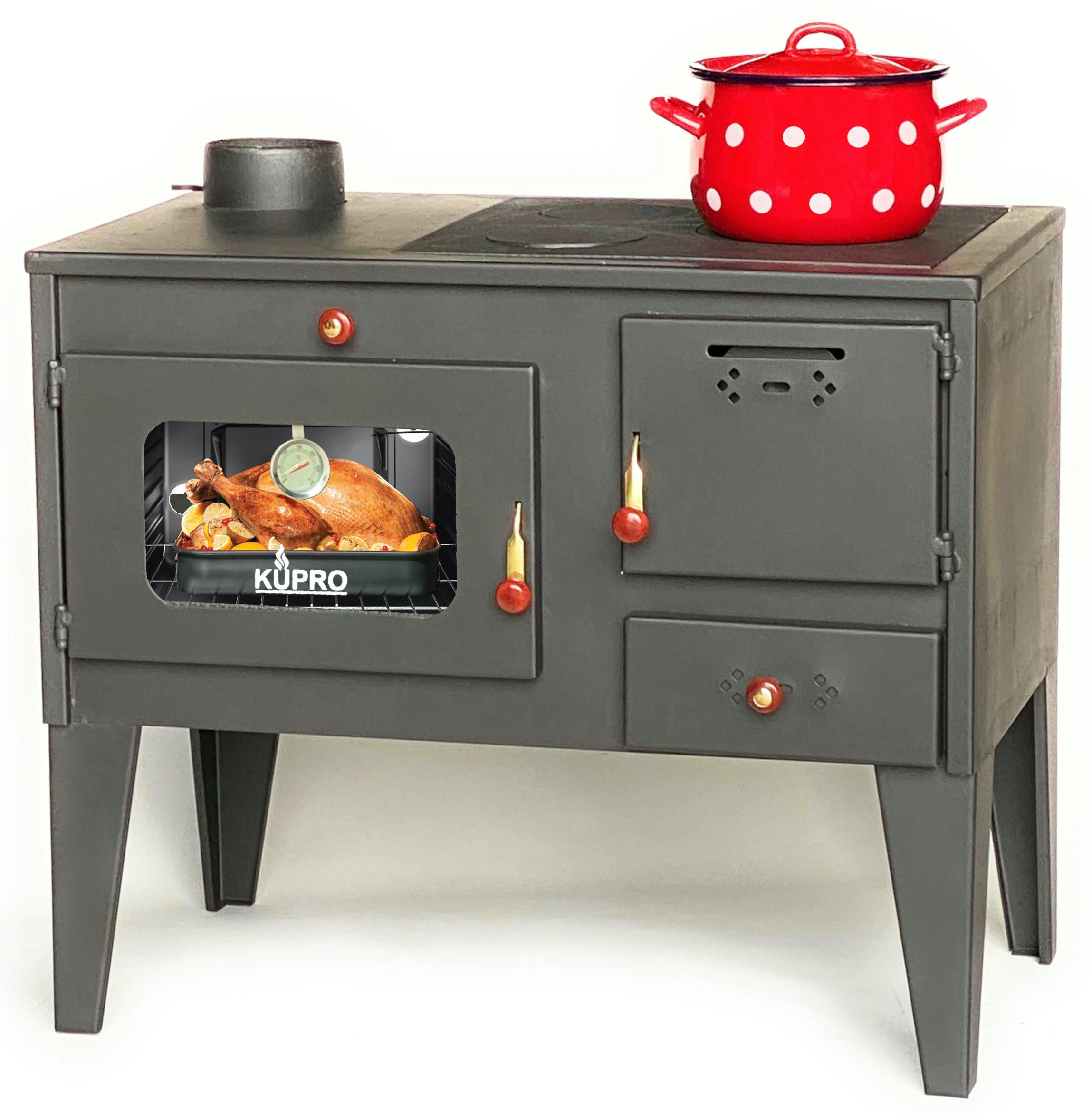 Thumbnail - DanDiBo Kaminofen, Schwarz, Holz, 83x76x47 cm, Kleinmöbel, Kamine & Zubehör, Kaminöfen