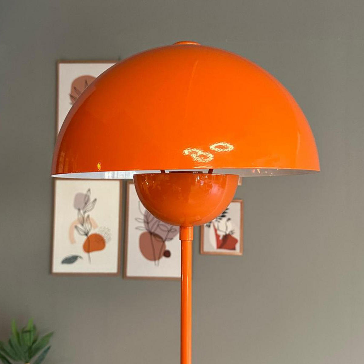 STEHLEUCHTE Umbra 170 Cm - Orange, Metall (37/37/170cm) - Bamyum