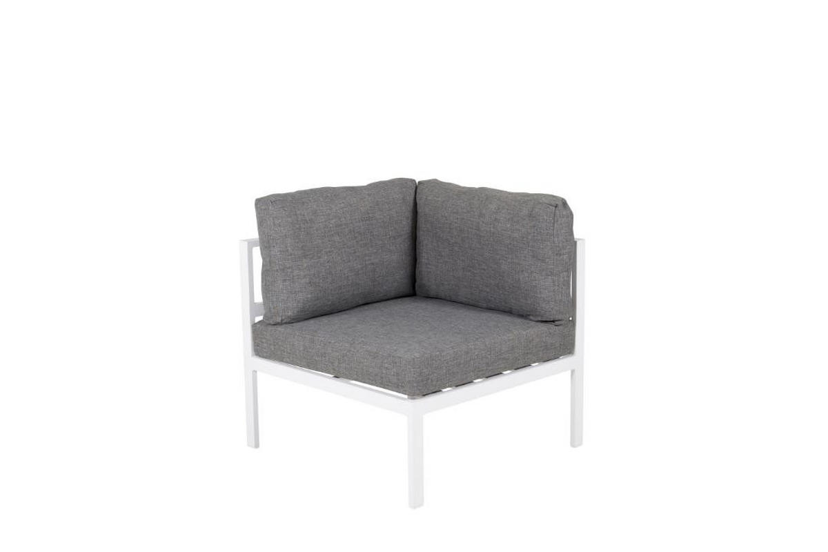 LOUNGESESSEL, Copacabana, Weiß, Metall, 74 x 74 x 65 cm - Weiß, Metall (74/65/74cm) - ebuy24
