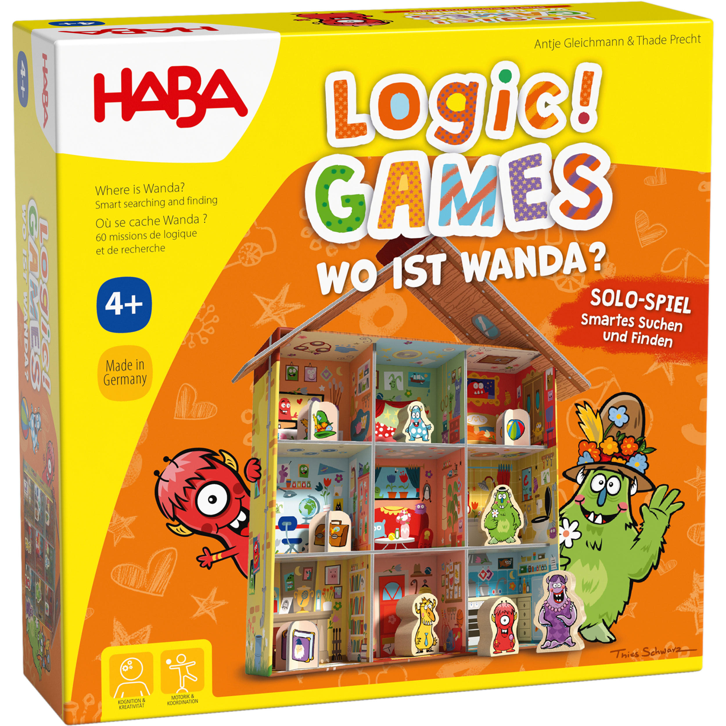 LOGIC! GAMES - Wo ist Wanda?, ab 4 Jahren - Multicolor, Naturmaterialien (22/22cm)