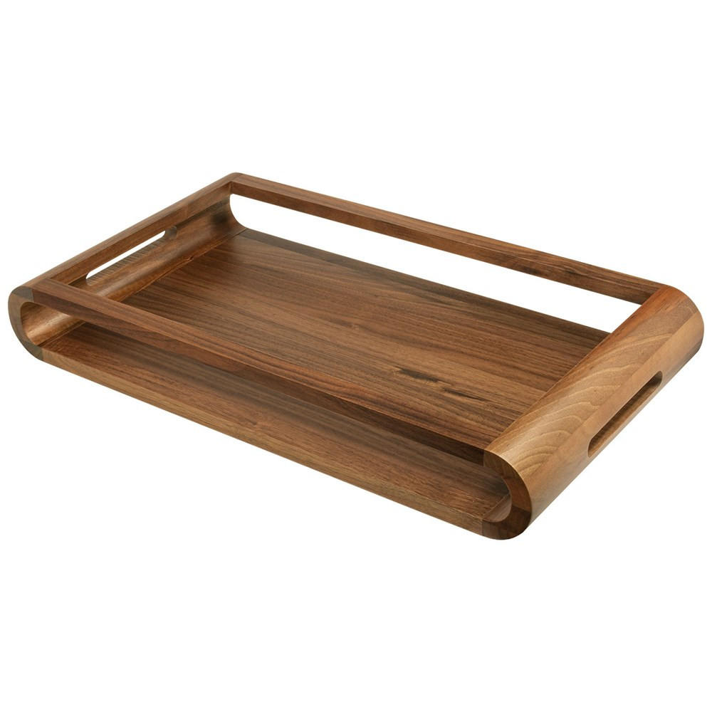 TABLETT Braun 49/27/7 cm ALVASDGWL - Dunkelbraun, Holz (27/7/49cm) - ArteLegno