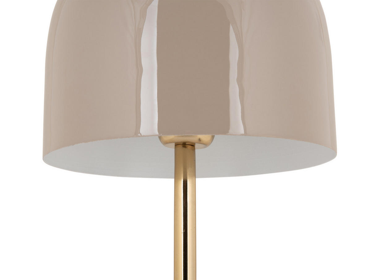 TISCHLAMPE Manta 20/20/50 cm - Grau, Metall (20/20/50cm) - Leitmotiv
