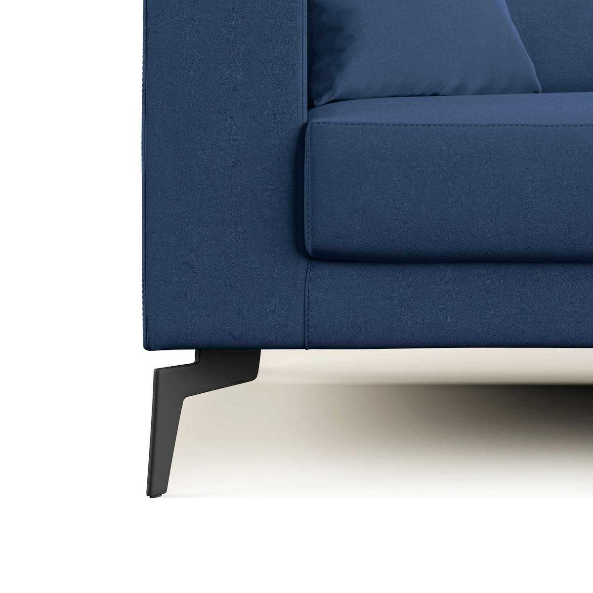 LINEARSOFA Prestige - Blau, Textil (146/95/91cm) - Divani.store